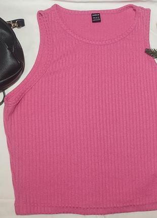 Топ розовый shein. размер l.