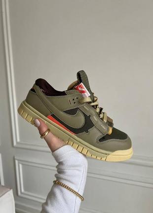 Кроссовки nike air bunk low jumbo medium olive9 фото