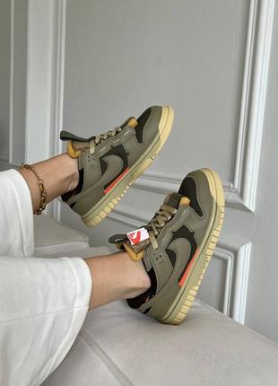 Кросівки nike air bunk low jumbo medium olive6 фото