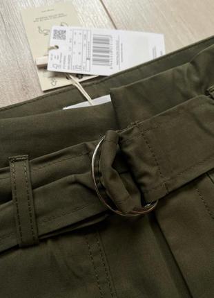Стильні штани з поясом, бренд mango5 фото