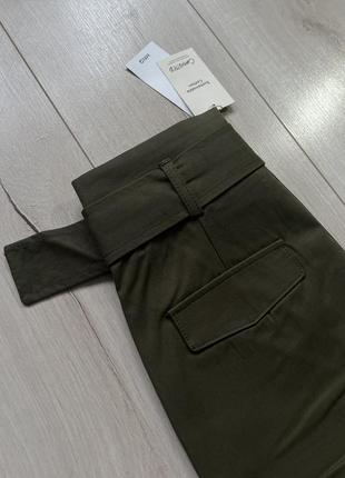 Стильні штани з поясом, бренд mango7 фото