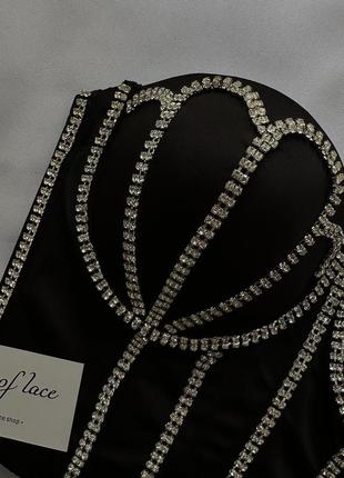 Корсет зі стразами