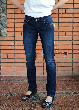 Mavi jeans жіночі прямі темно-сині джинси1 фото