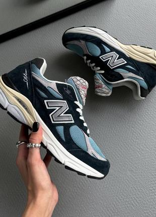 Женские кроссовки new balance 990v3 miusa teddy santis moonbeam