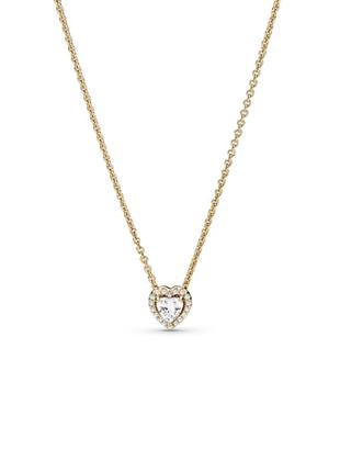 Ожерелье pandora shine gold heart 359520c01