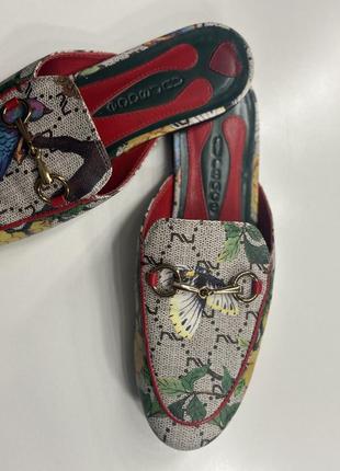 Мюли лоферы в стиле gucci