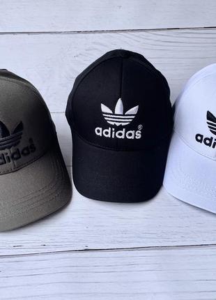 Кепка бейсболка adidas хакі чорна7 фото