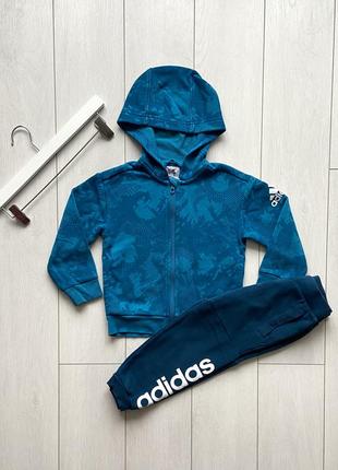 Спортивный костюм adidas детский на мальчика джоггеры мастерка1 фото