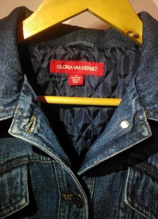 Винтажная джинсовая куртка утепленная размер м9 фото