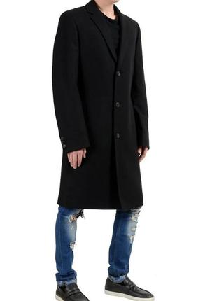Мужское классическое кашемировое пальто hugo boss4 фото