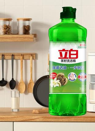 Liby «зеленый чай» концентрированное моющее средство для мытья посуды, овощей и фруктов1 фото