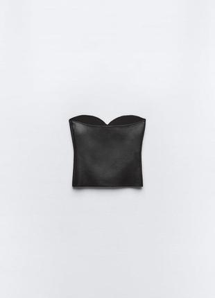 Топ майка bustier xxs xs zara7 фото