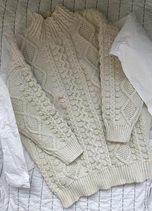 Фактурный трикотажный свитер оверсайз - limited edition zara <unk> 3653/115 🖇️ в наличии s-m