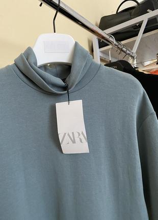 Базовое платье гольф трикотаж оверсайз свободный крой zara4 фото