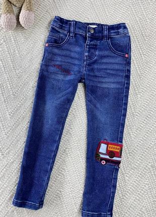 Стильні трикотажні джинси  f&f (2-3р)▪️2 фото