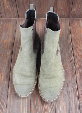Черевики челсі ecco замша оригінал 39р
