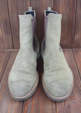 Черевики челсі ecco замша оригінал 39р