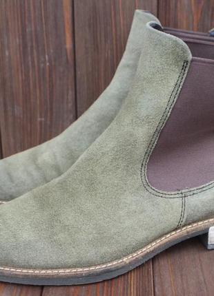 Черевики челсі ecco замша оригінал 39р