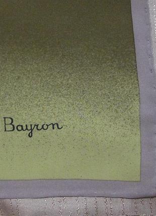 Bayron итальялия шелковый платок с градиентом 100% шелк шов роуль