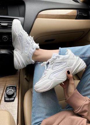 Жіночі та чоловічі кросівки nike m2k white унісекс