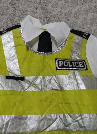 Карнавальний костюм поліція, поліцейський 4-5 років3 фото