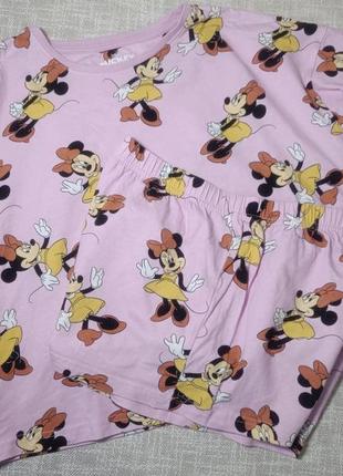 Набір піжами рожева / жовта disney minnie mouse. набір піжами . рожева піжама minnie mouse. жовта піжама minnie mouse10 фото