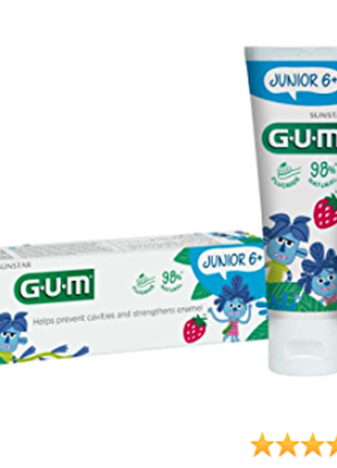 Gum junior gel toothpaste зубна паста для дітей від 6 років