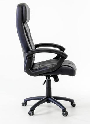 Комп'ютерне крісло для офісу та будинку milan black3 фото