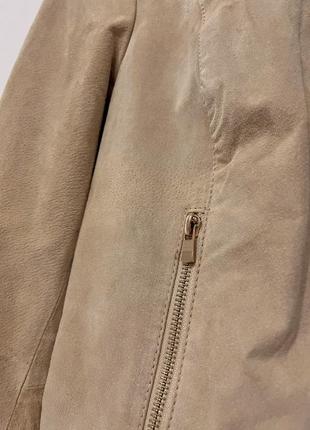 Замшевая куртка пиджак из натуральной кожи manor woman, размер s/m10 фото