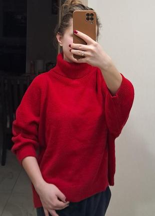 Красный свитер6 фото