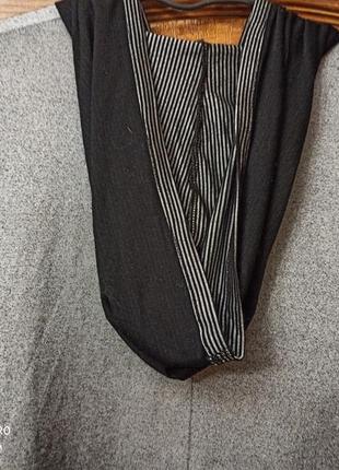 Alain murati оригінальна туніка з капюшоном р. 46-52, оверсайз, пог 54см.6 фото