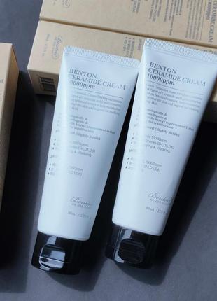 Відновлюючий крем з керамідним комплексом benton ceramide cream.