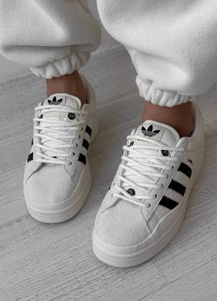 Кроссовки adidas campus &amp; bad bunny beige black