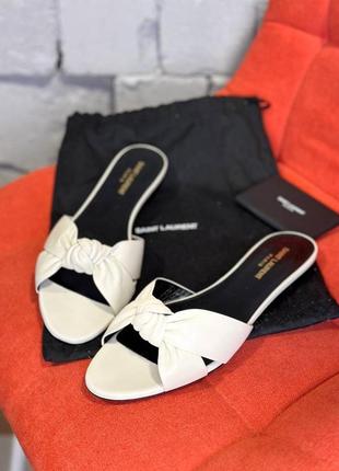 Шлепанцы saint laurent