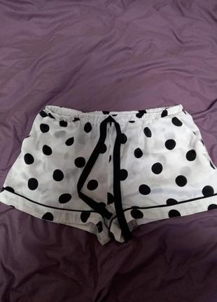 Шортики шелковые пижамные