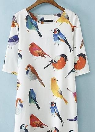 Платье с птичками2 фото