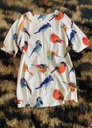Платье с птичками3 фото