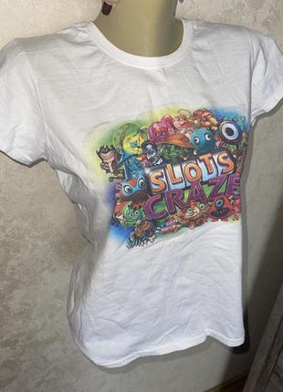 Біла футболка преміум якість