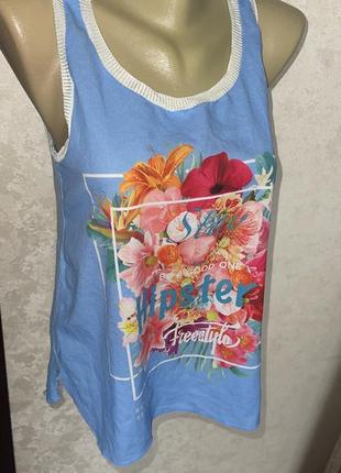 Яскрава майка топ оверсайз