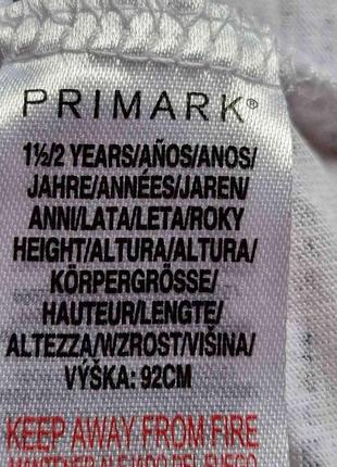 Новая майка от primark, pp 1/2 years.2 фото