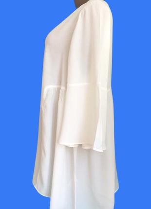 Новая ♥️♥️♥️ белая вискозная блузка live unlimited london.7 фото