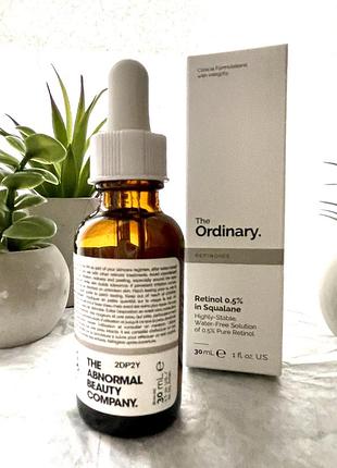 The ordinary - сыворотка с ретинолом 0,5% в сквалане - retinol 0,5% in squalane