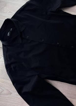 Шикарна чорна сорочка рубашка4 фото