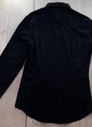 Шикарна чорна сорочка рубашка10 фото