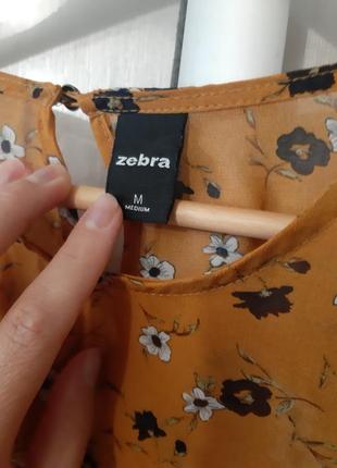 Блуза в цветочный принт zebra5 фото