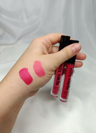Рожева матова помада rebel kiss