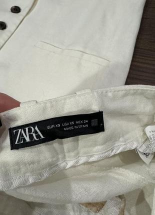 Льняной кюстюм zara7 фото