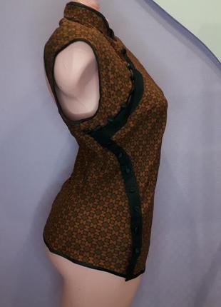Etro оригинал блуза блузка топ майка кофточка с открытой спиной3 фото