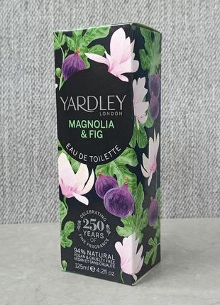 Yardley magnolia &amp; fig 125 мл для жінок (оригінал)