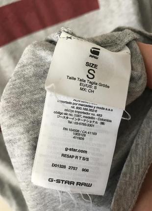 Крутая футболка g-star raw серого цвета, размер s-m4 фото